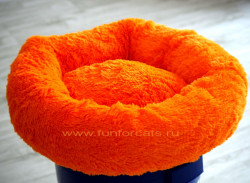 Лежак "Бублик" - Оранжевый