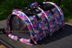 Сумка-переноска для двух кошек "Профи" 2.0 Совы