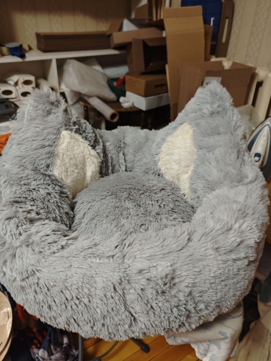 Лежак "Волчок" - Серый